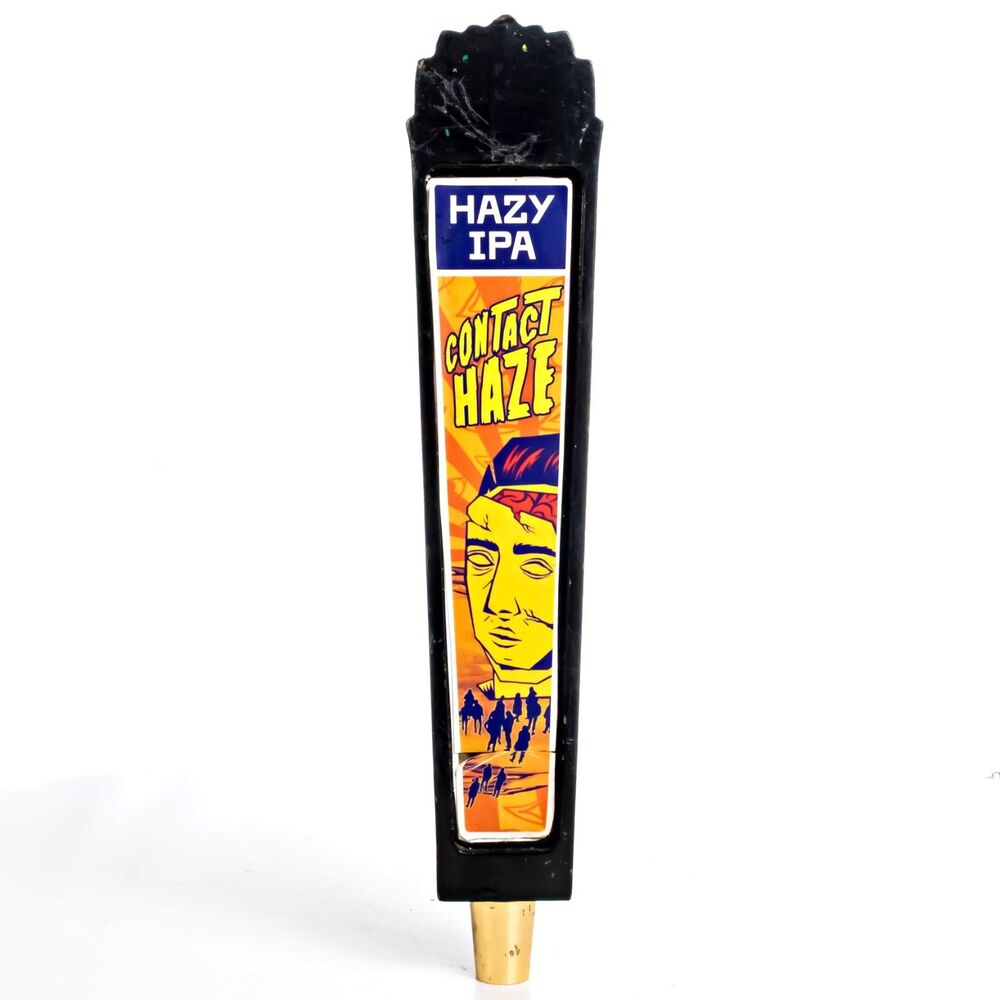 Contact Haze Hazy IPA Beer Tap Handle - Label Lifting
